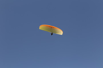paraglider in the sky