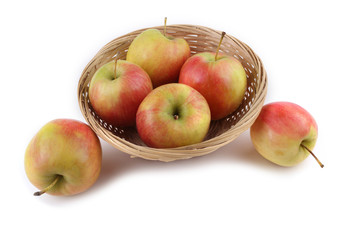 Apples isolated on white