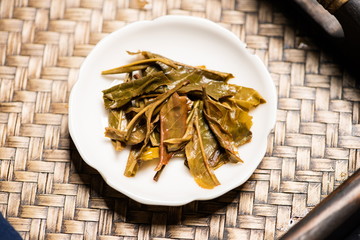 Pu'er tea cakes that people often drink in eastern areas
