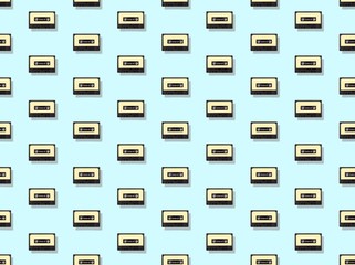 Bright colors of seamless pattern with vector and illustration.