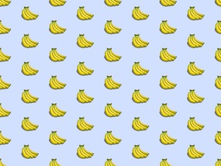 Seamless bright spring pattern with food and  computer graphic.