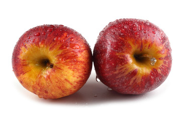 Apples isolated on white
