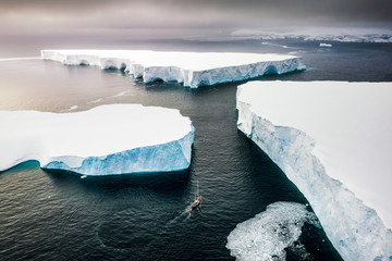 Sailing in Antarctica