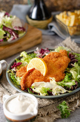 Delicious original schnitzel