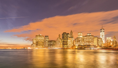 View of lower Manhattan from Brooklyn