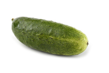 Cucumber isolated on white