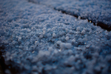 Snow pellets