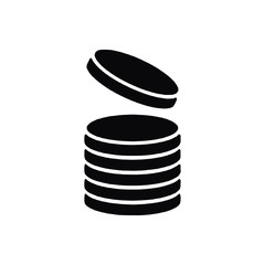 Money Coin Filled vector icon