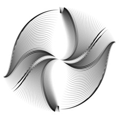 Abstract halftone lines background, geometric dynamic pattern, vector modern design texture.