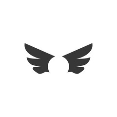 Wings Icon Logo Design Vector Template