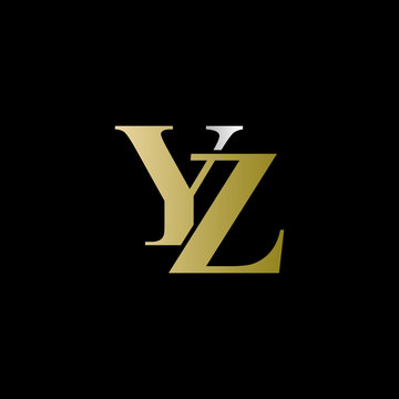 yz logo design vector icon