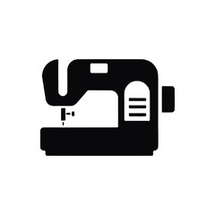 portable sewing machine filled vector icon