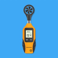 wind measurement handheld electronic equipment device © Pepermpron