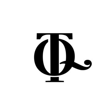 tq logo design vector icon