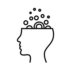 Collecting ideas line icon, concept sign, outline vector illustration, linear symbol.