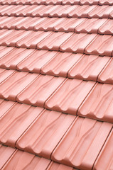 New roof with ceramic tiles