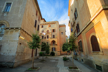 Rome, the Garbatella on the centenary of her birth. Houses squares,streets and streets entered history