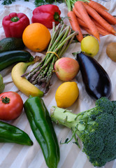Variety of fresh vegetables