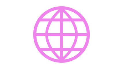 World internet connection logo symbol