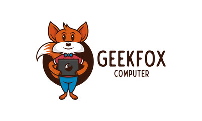 Geek Fox Logo Template