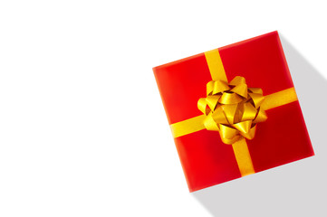 gift box isolated white background.