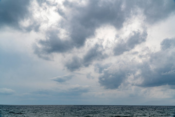 Cloudy sky background.