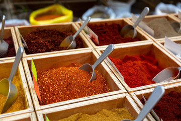 traditional spices in the market
