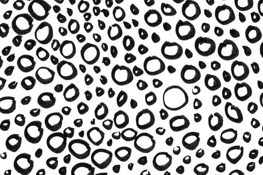 Patr&oacute;n, pattern de c&iacute;rculos geom&eacute;tricos hechos a mano