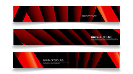 Modern web banner background. abstract vector template design