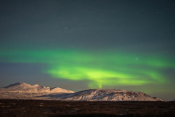 Fototapeta na wymiar Northern lights in Iceland 