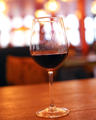 glass of red wine