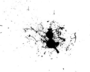 Grunge Distressed Splatter Splash Stain