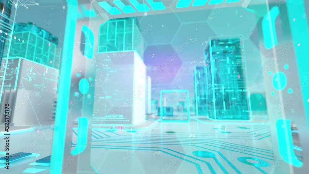 Canvas Prints erp with medical digital technology concept