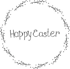 Obraz premium A wreath of unusual flowers. Illustration drawn in vector by hand. For cover design, Notepad, packaging, scrapbooking, things, poster, fabric.