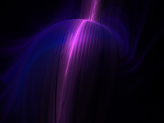 Abstract Spherical Shape 3D Illustration - Colorful gradients of light warped into the shape of a sphere. Brilliant glowing lights, soft gradients. Alternating Colors