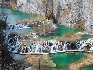Plitvice Lakes National Park, in early spring, Croatia.