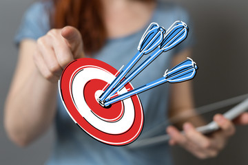  makes a dart throw on the target. The concept of persistence in business..