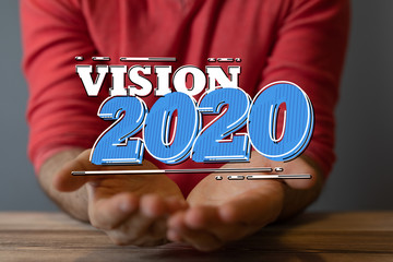 year 2020 business solution concept