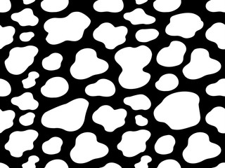 texture white cow black spot repeated seamless pattern print dalmatian dog print