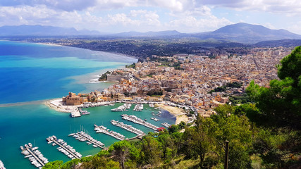 places and sights of the Italian island of Sicily