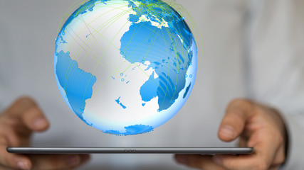 Holding Business World connection digital.