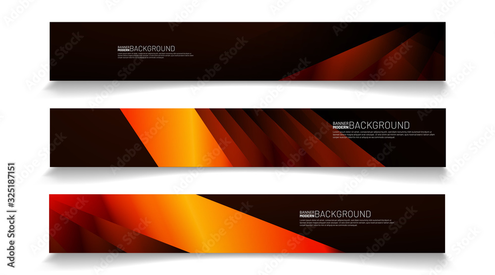 Sticker modern web banner background. abstract vector template design