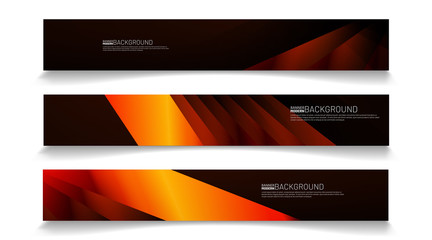 Obraz premium Modern web banner background. abstract vector template design
