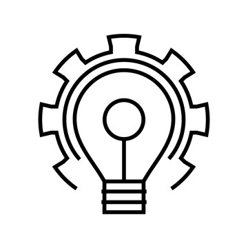 Bright decition line icon, concept sign, outline vector illustration, linear symbol.