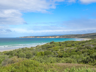 Fototapeta na wymiar Beach at the Great Ocean Road Victoria Australia