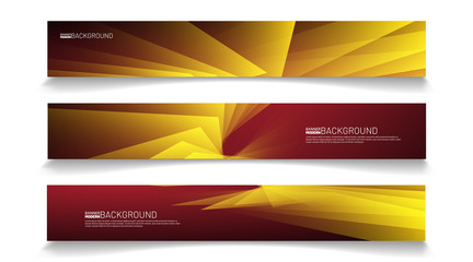 Obraz premium Modern web banner background. abstract vector template design