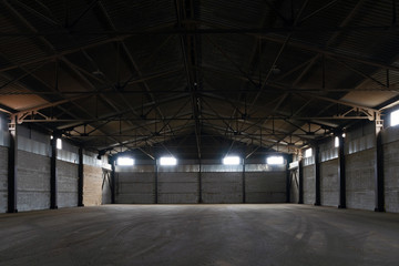 Warehouse for storage of various goods and equipment