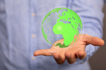 Holding Business World connection digital.