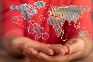 Structure of world economy, communication network..