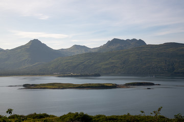 mountains and the bay